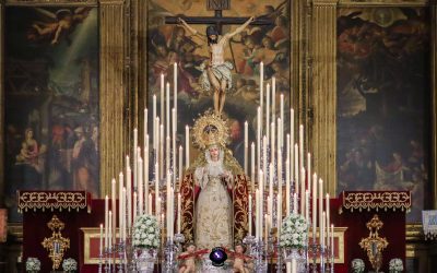 En imágenes, Triduo y Misa en la Iglesia de la Anunciación por el Centenario de la Hermandad de Los Estudiantes