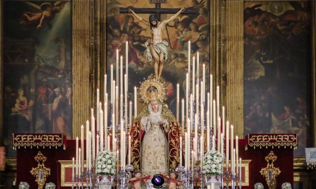 En imágenes, Triduo y Misa en la Iglesia de la Anunciación por el Centenario de la Hermandad de Los Estudiantes