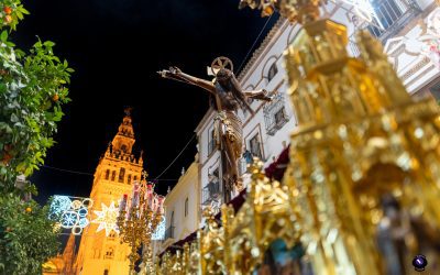 En imágenes, el regreso del Cristo de San Agustín: un hito para la Hermandad de San Roque y para Sevilla