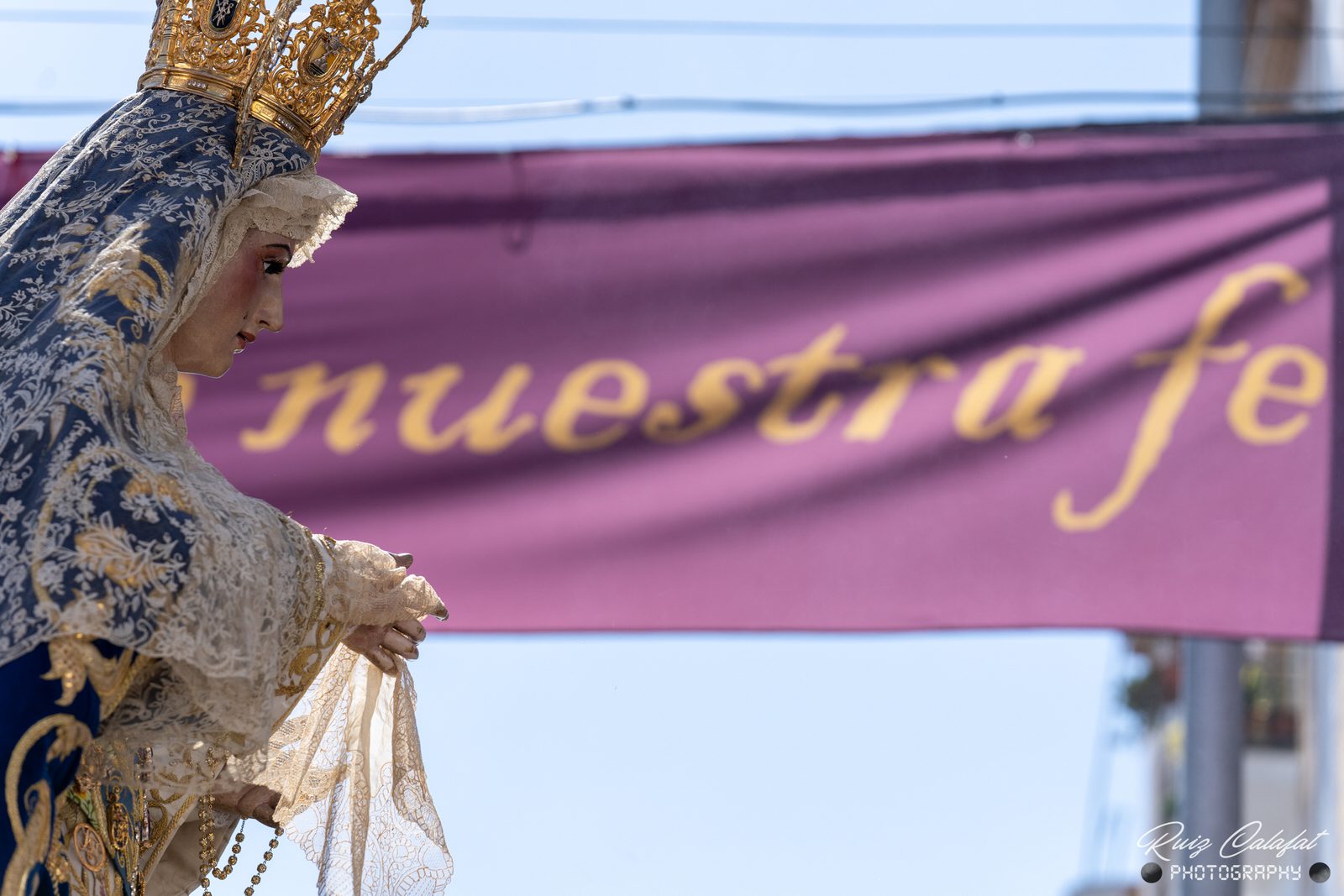 En imágenes, la Virgen de las Mercedes de Santa Genoveva volvió a recorrer las calles del Tiro de Línea