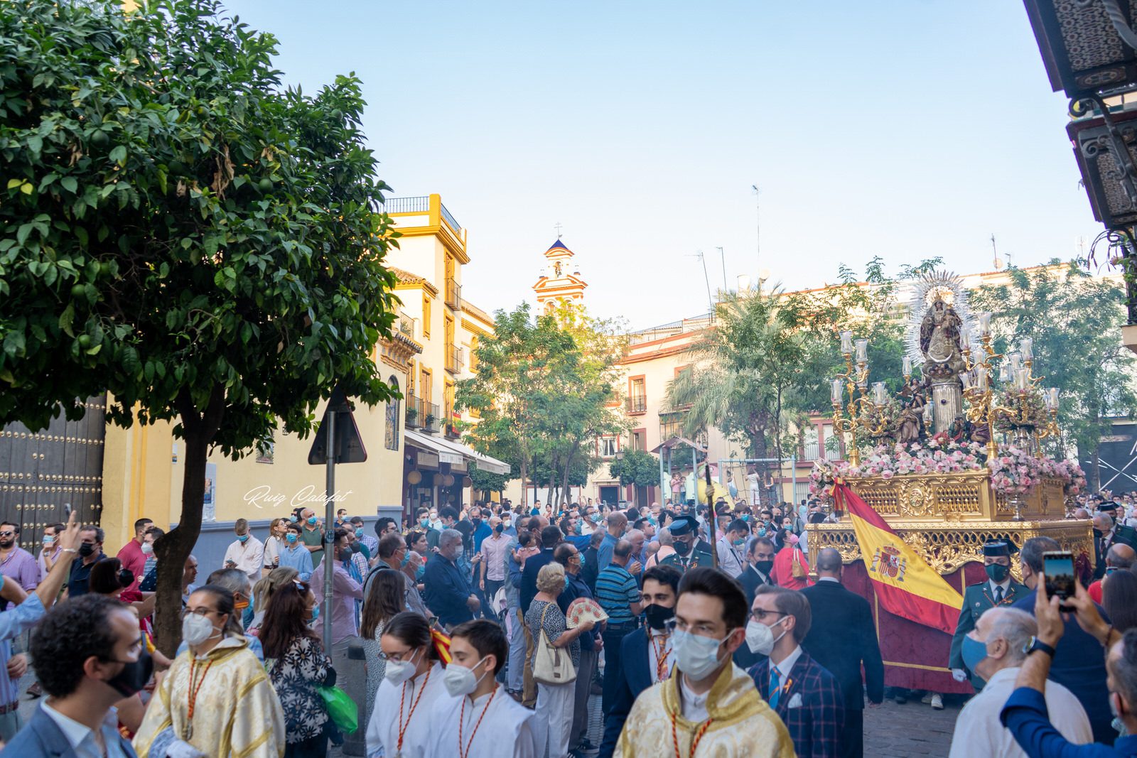 En imágenes, la procesión de la Virgen del Pilar.