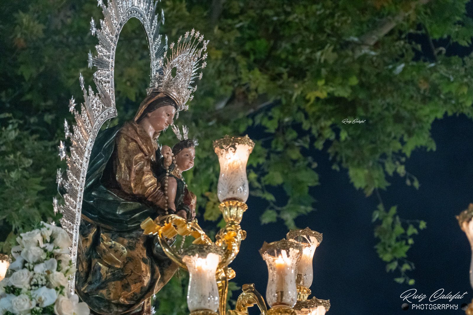 En imágenes, procesión de la Virgen del Rosario de la Hermandad de las Aguas