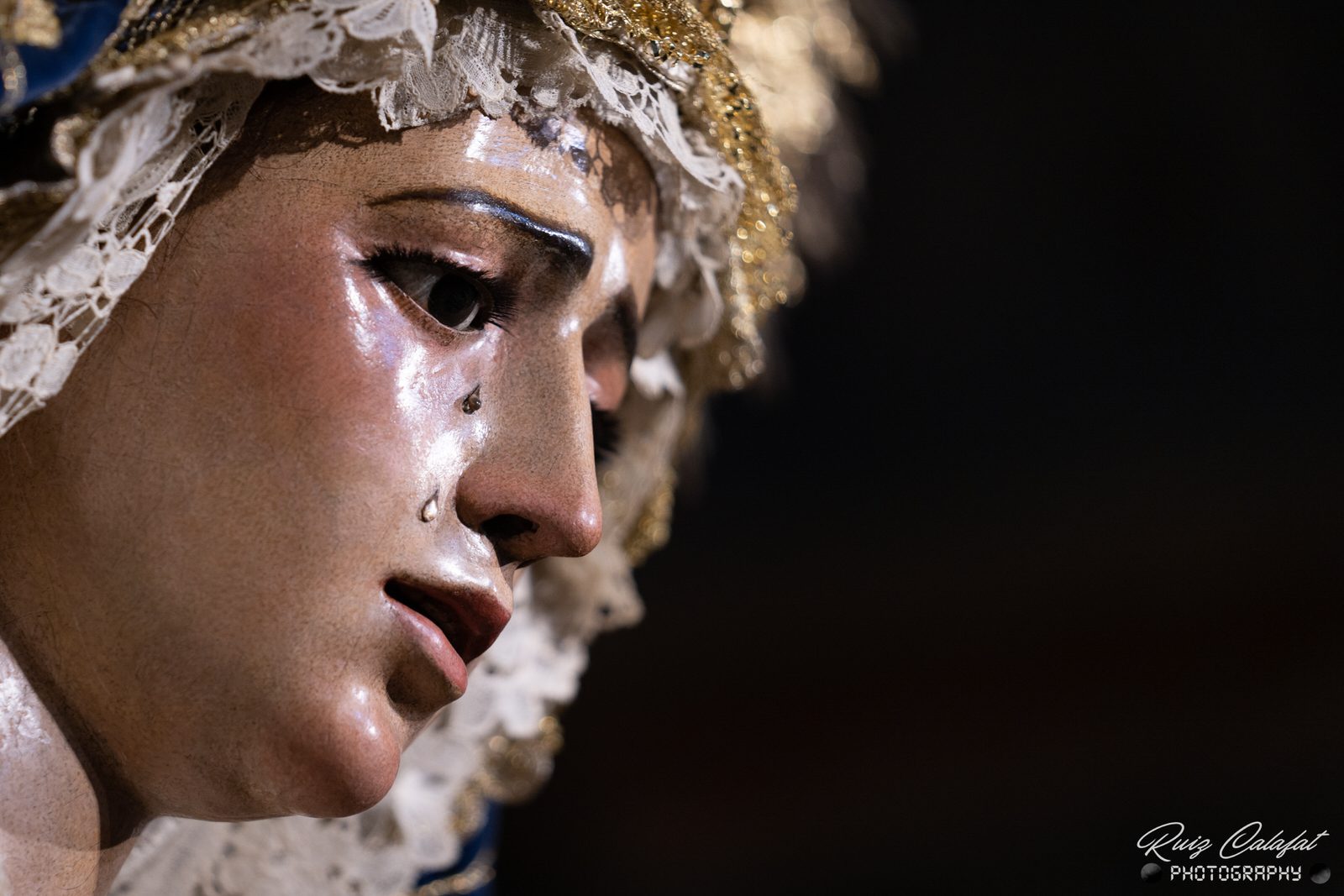 En imágenes, besamanos de la Virgen de la Amargura en San Juan de la Palma