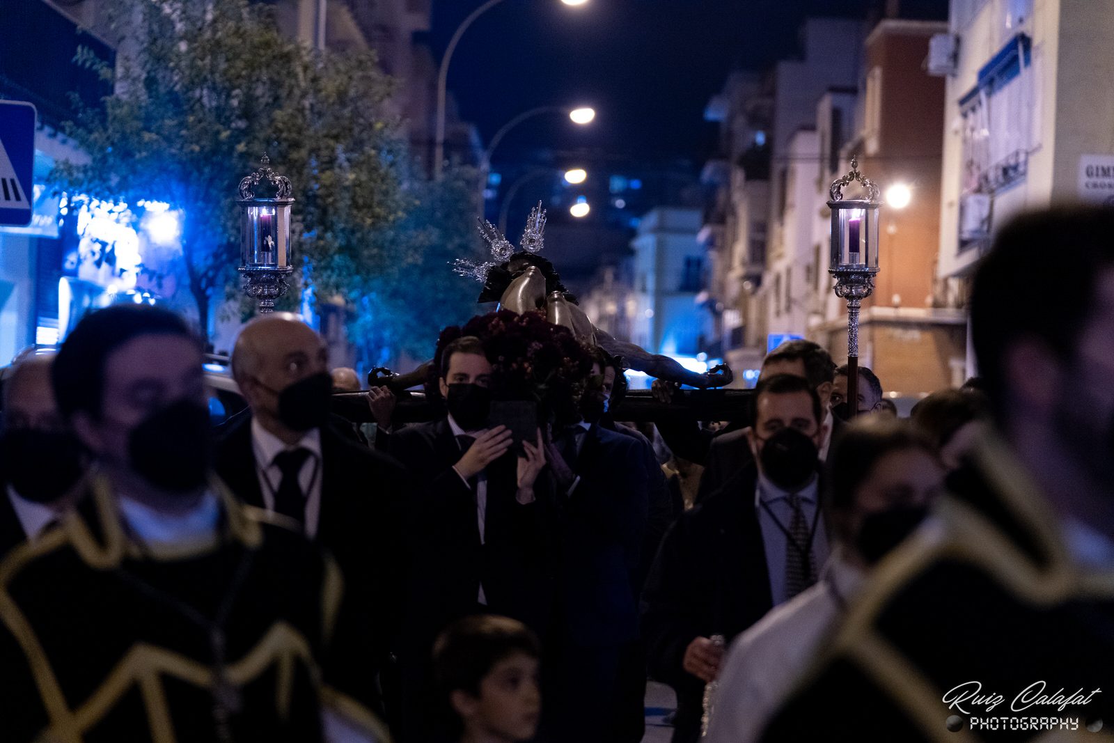 En imágenes, Vía Crucis del Santísimo Cristo de Pasión y Muerte