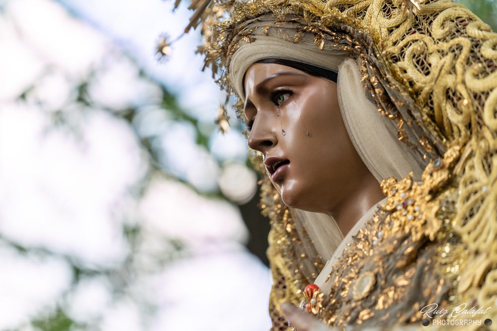 En imágenes, rosario vespertino de la Virgen del Rosario de San Pablo