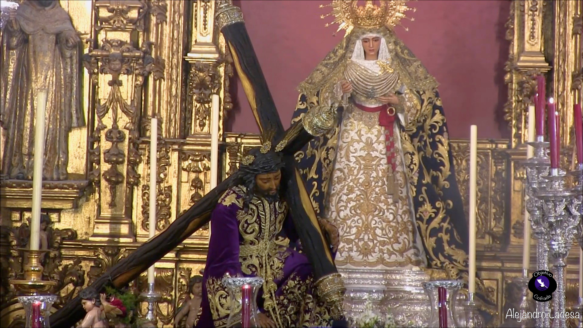 El Santísimo Cristo de las Tres Caídas de Triana fue trasladado a la Capilla de los Marineros