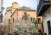 La lluvia obligó a acortar la salida procesional de la Virgen de Araceli