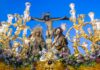 Salteras vivió una jornada para la historia con la salida extraordinaria de la Vera Cruz por su 475 aniversario fundacional