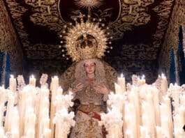 Camas se volcó con su Patrona en una noche histórica