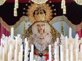 La Virgen de la Divina Gracia, preparada para una salida histórica por Padre Pío, cinco calles vivirán petaladas a la Virgen